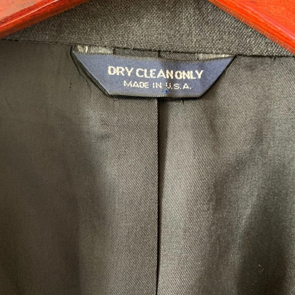 Kuppenheimer Executive‎ Wool Blazer Men's 44R Solid Gray Suit Jacket Sport Coat